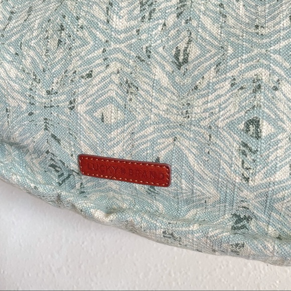 Lucky Brand Let’s Get Lost Large Canvas Tote Bag - Picture 4 of 9